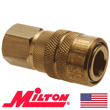 Milton 715BK M Style Quick Coupler: 1/4-Inch Female Coupler (715-M)