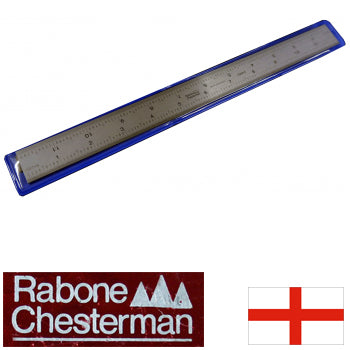 Rabone Chesterman 12" x 1" Ridgid Precision Rule (716-012)