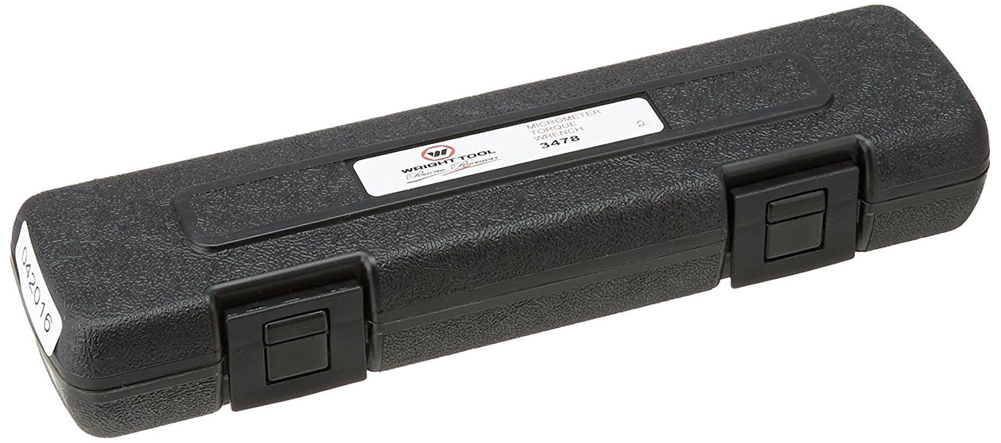 3/8" Dr. Wright Micro-Adjustable Torque Wrench 30-200 In. Lbs. (3478WR)