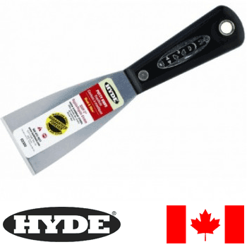 Hyde 2" Stiff Black & Silver Putty Knife (2300)