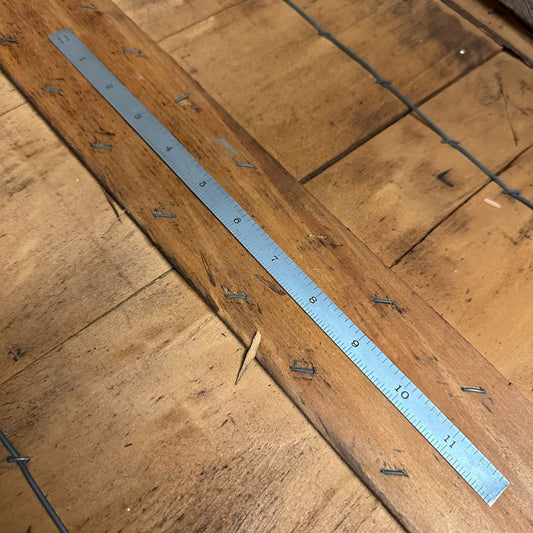 PEC 12" 4R Flexible Tempered Rule (32nds/64ths & 8ths/16ths) w/ Blemish (780010)