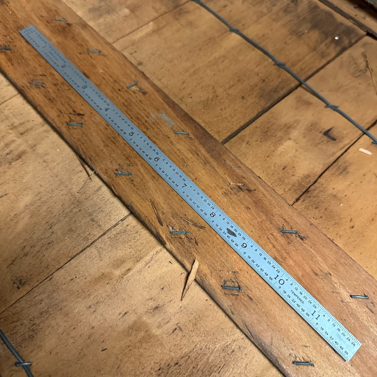PEC 12" 4R Flexible Tempered Rule (32nds/64ths & 8ths/16ths) w/ Blemish (780010)
