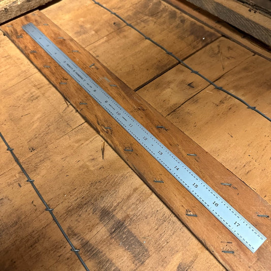 PEC 18" 4R Flexible Tempered Rule (32nds/64ths & 8ths/16ths) w/ Blemish (780038)