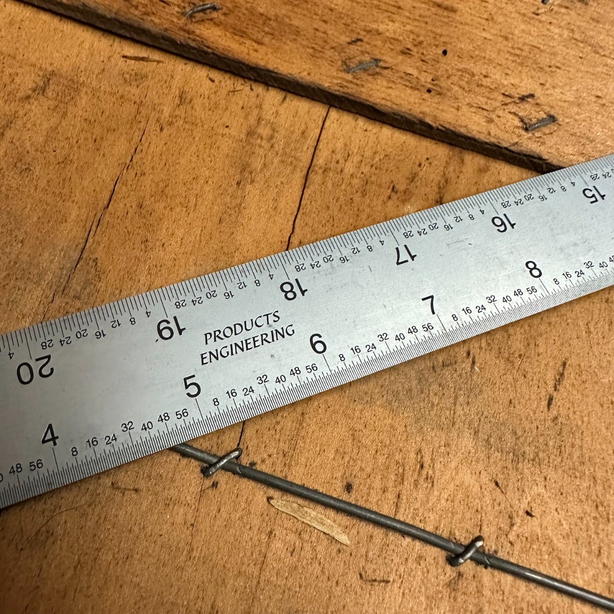PEC 24" 4R Rigid Tempered Rule (32nds/64ths & 8ths/16ths) w/ Blemish (780061)