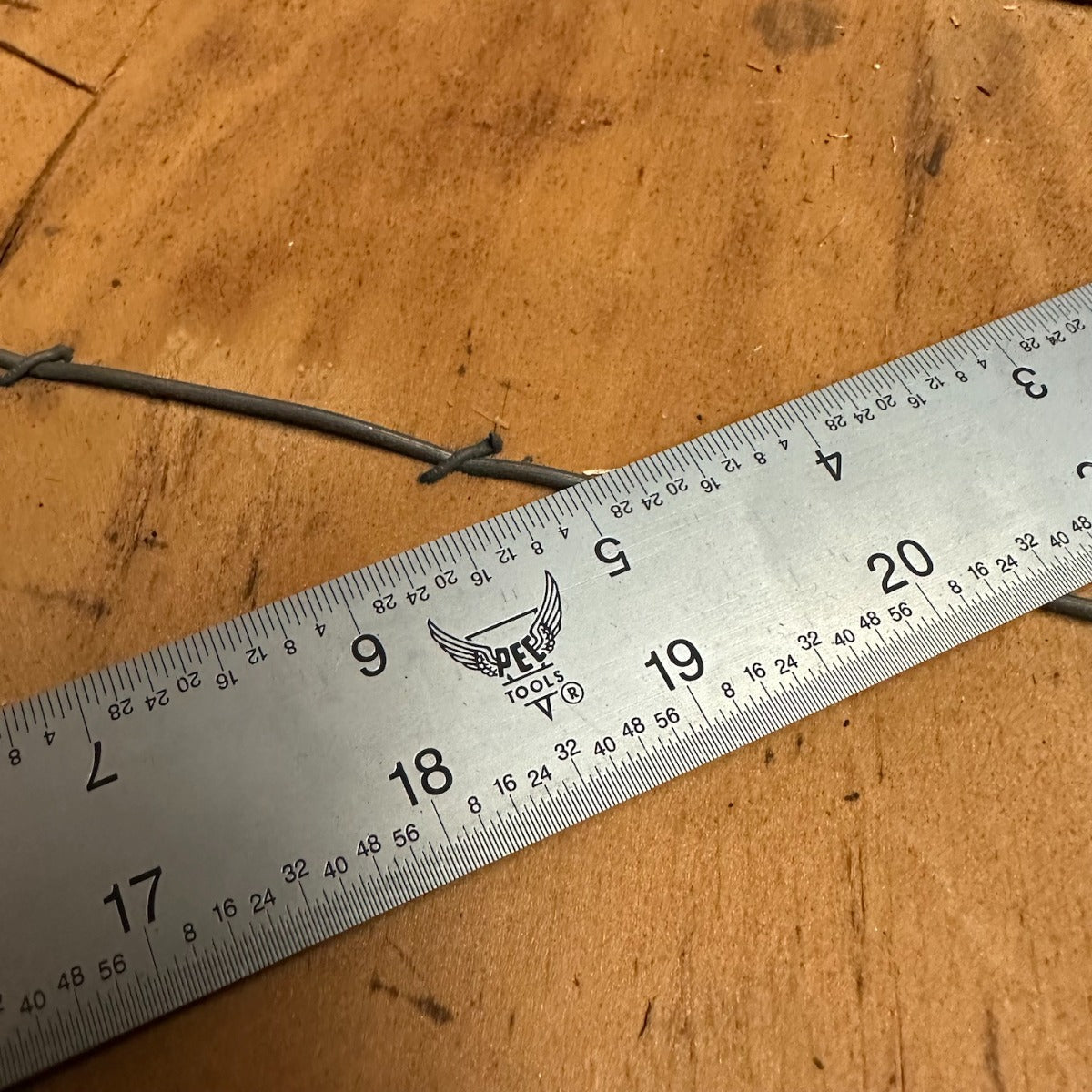 24" Products Engineering 4R Rigid Tempered Ruler 8ths/16ths 32nds/64ths (780061)
