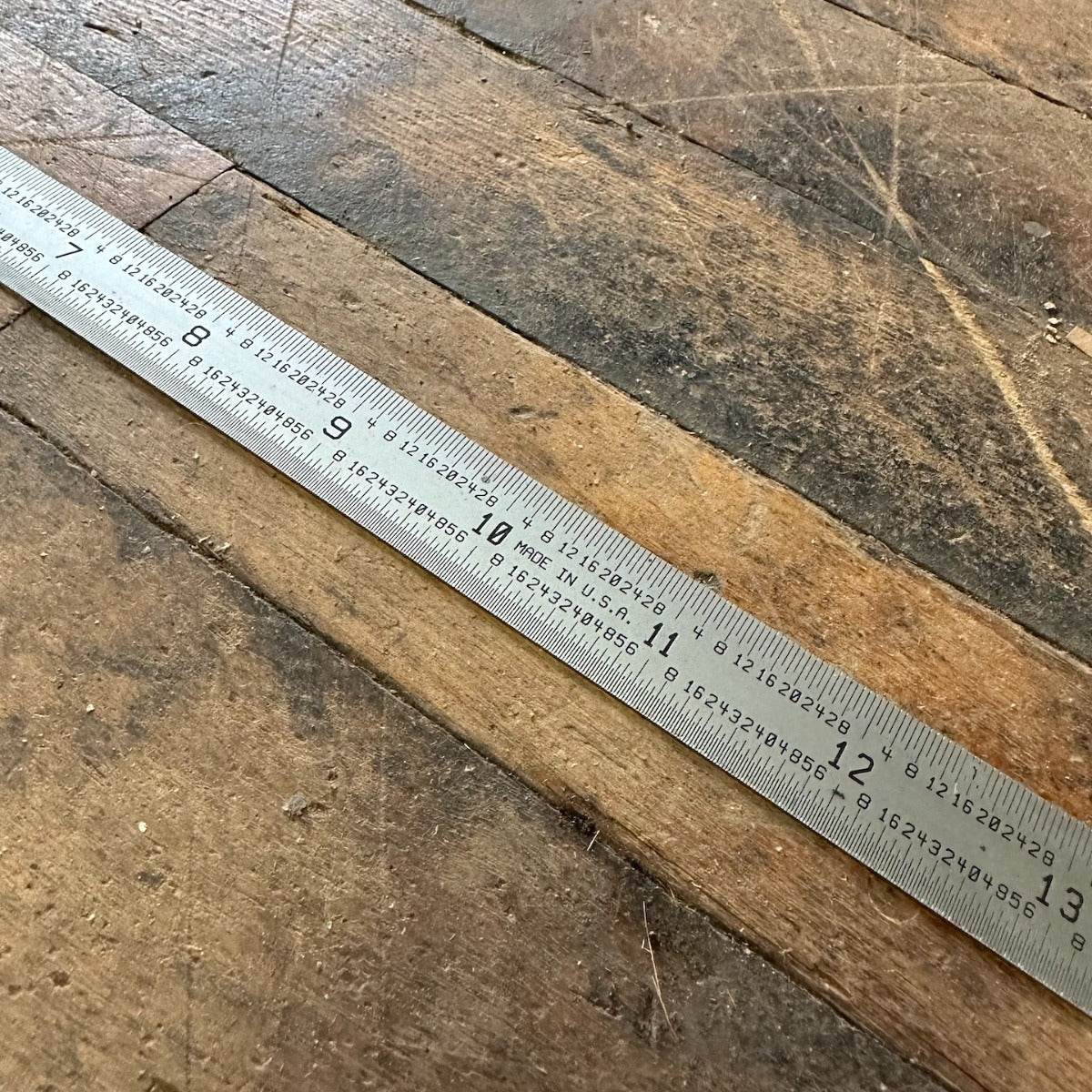 48" Products Engineering 4R Flexible Tempered Ruler 8ths/16ths 32nds/64ths (780084)