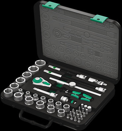 Wera Zyklop Speed Ratchet Set, 3/8" drive, metric, 43 pieces (121141) (05003594001)