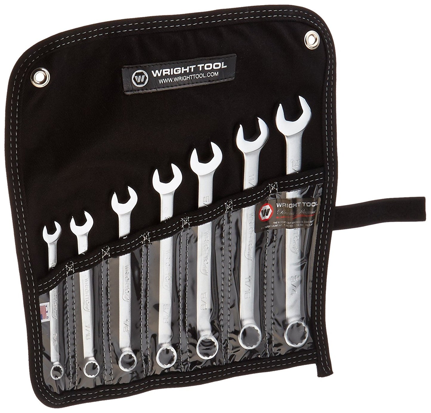 7 Pc. Combination Wrench Set 3/8 - 3/4" 12 Point (707WR)