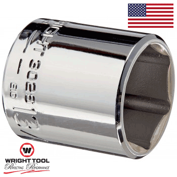 Wright 13/16"- 6 Pt. 3/8" Dr. Std. Socket #3026 (3026WR)