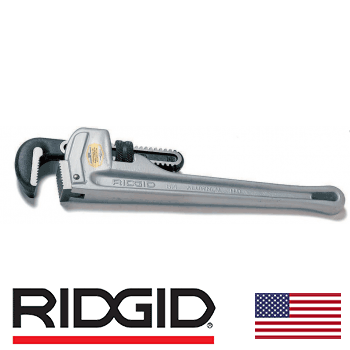 24" Aluminum Ridgid Pipe Wrench 31105 (824)