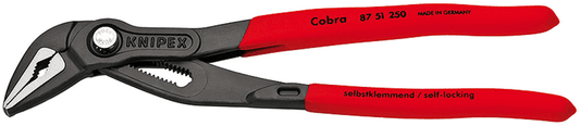 10" KNIPEX Cobra ES Water Pump Pliers Extra-Slim (8751250)