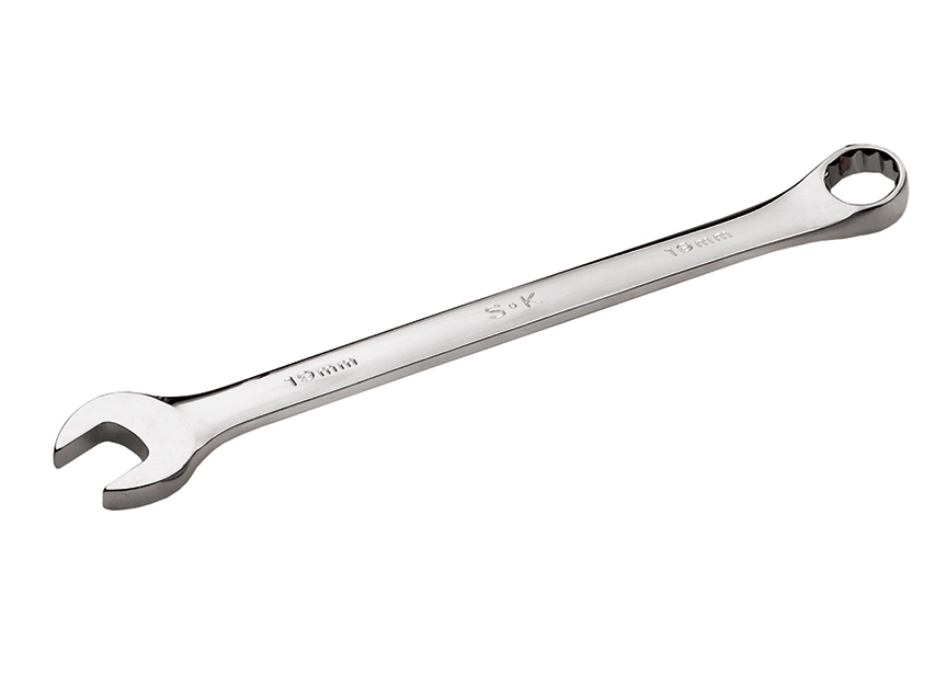 Wrench Combination Regular Full Polish 6 Point 19mm (SK88369)