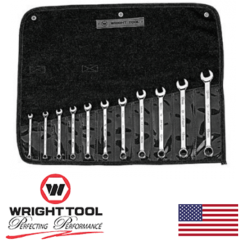 Wright Full Polish WrightGrip Metric Wrench Set 7MM-19MM (950WR)