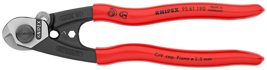 Knipex 7 1/2" Wire Rope Cutters #9561190 (9561190)