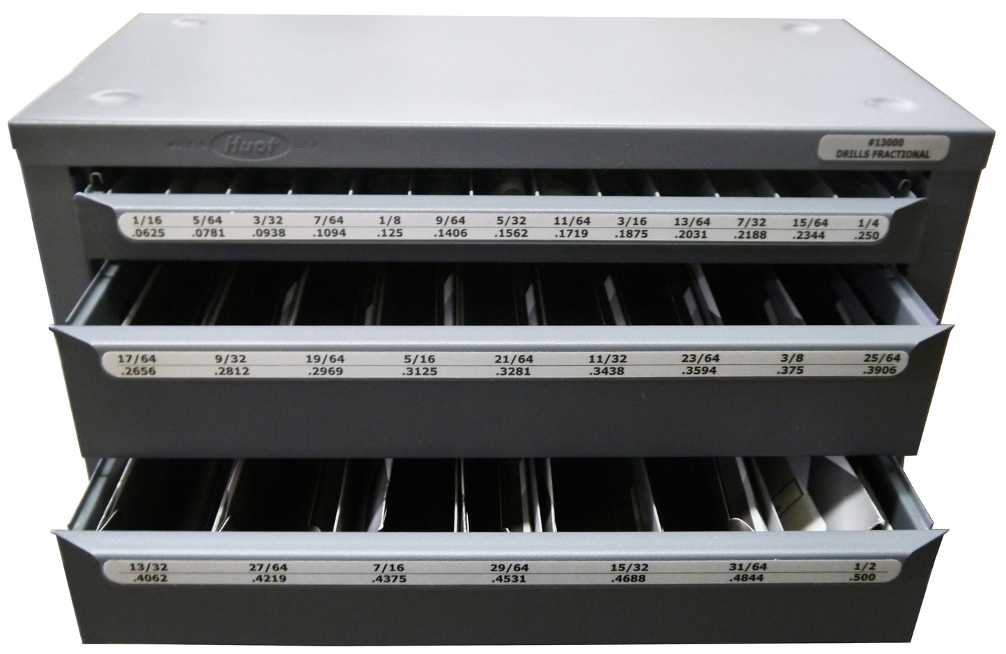 96 Pc. High Speed Norseman Drill Bit Bin Stock (96-BR)