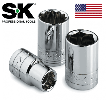 Socket Chrome 3/8 Drive Standard 6 Point 7/16" (SK45114)