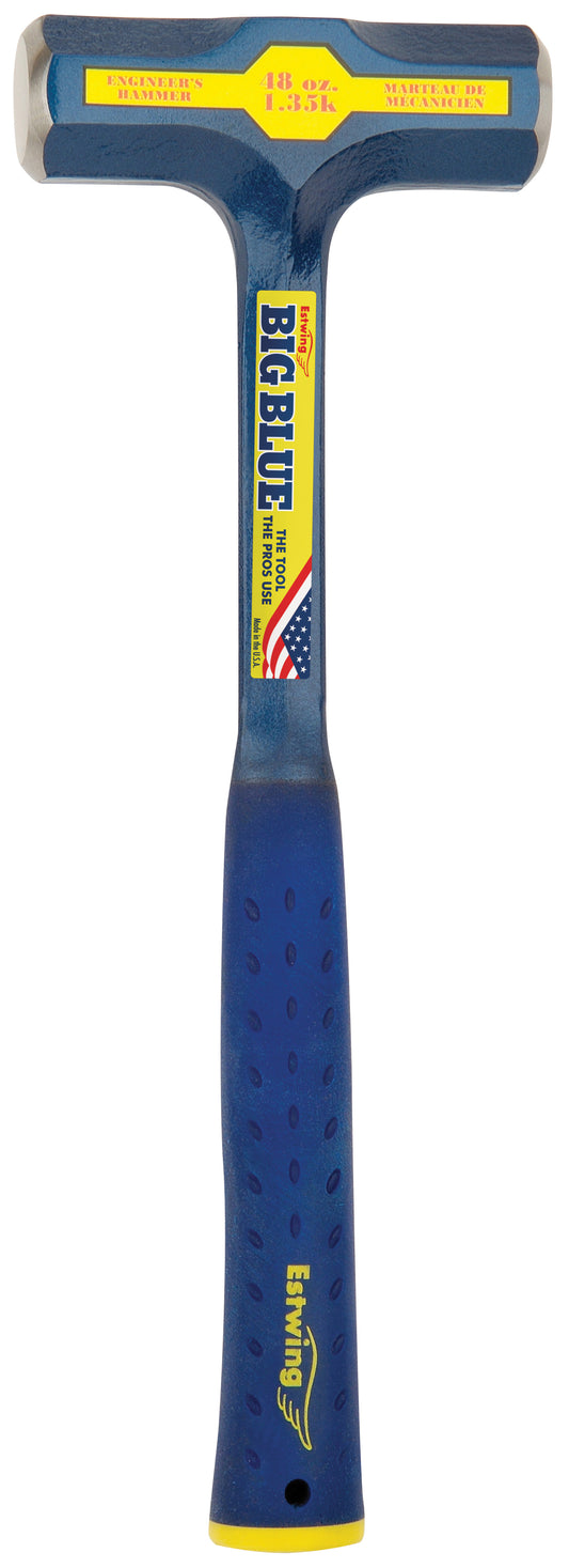 Estwing 48oz Long-Handled Steel Engineer's Hammer (E6-48E)