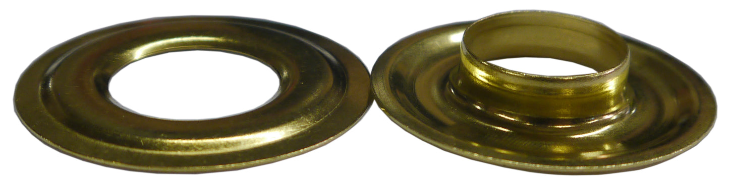 1 GR. 1/4" I.D. USA  Plain Brass Grommet (G1-0)