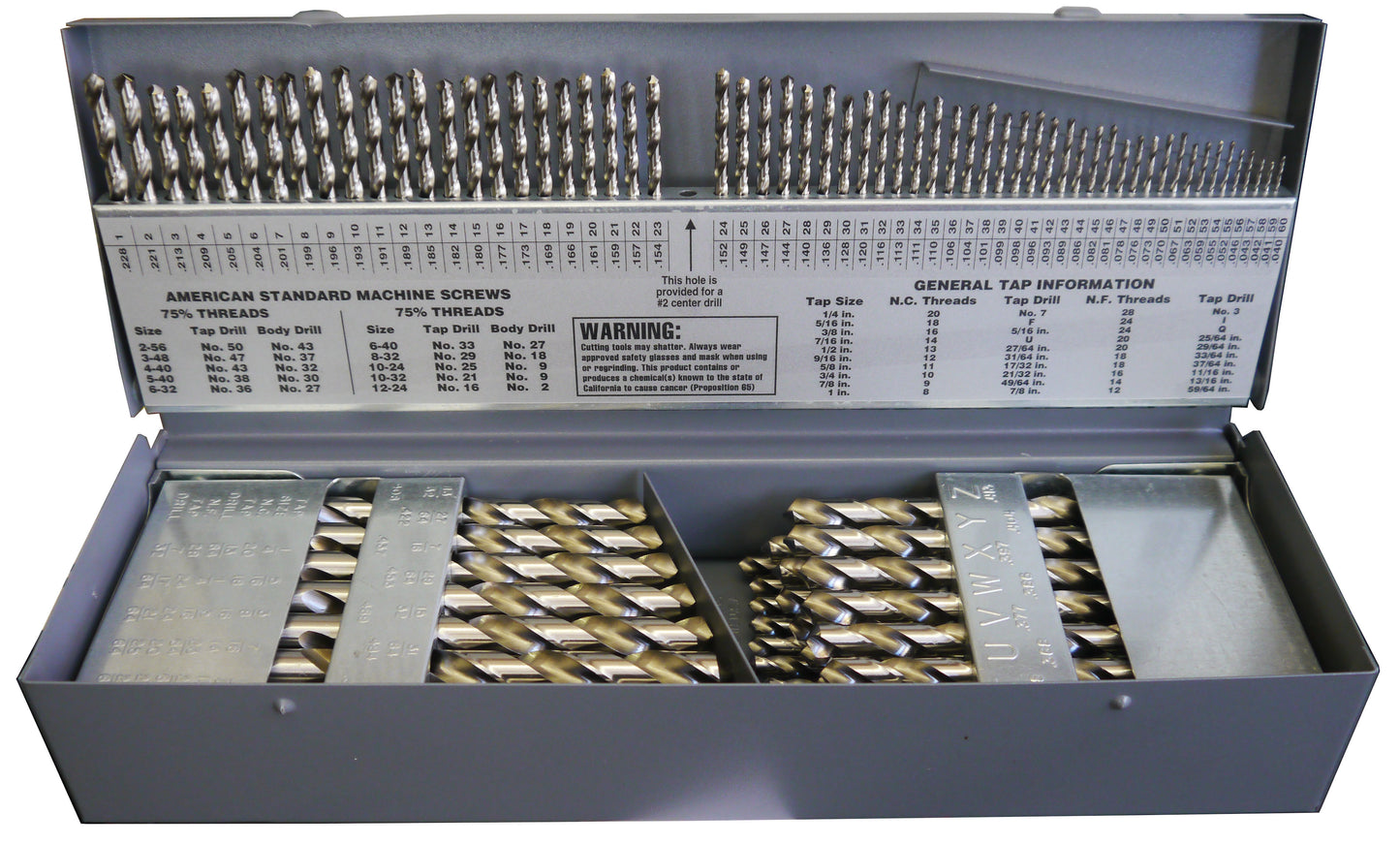 115 pc High Speed Norseman Drill Bit Set (J-115)