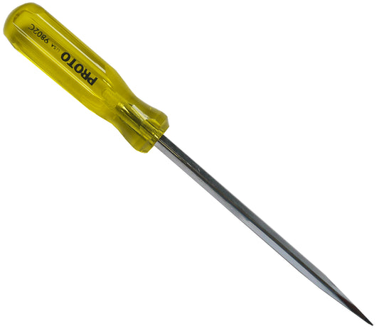 Proto 1/4" x 6" Slotted Screwdriver - Square Shank (J9802C)