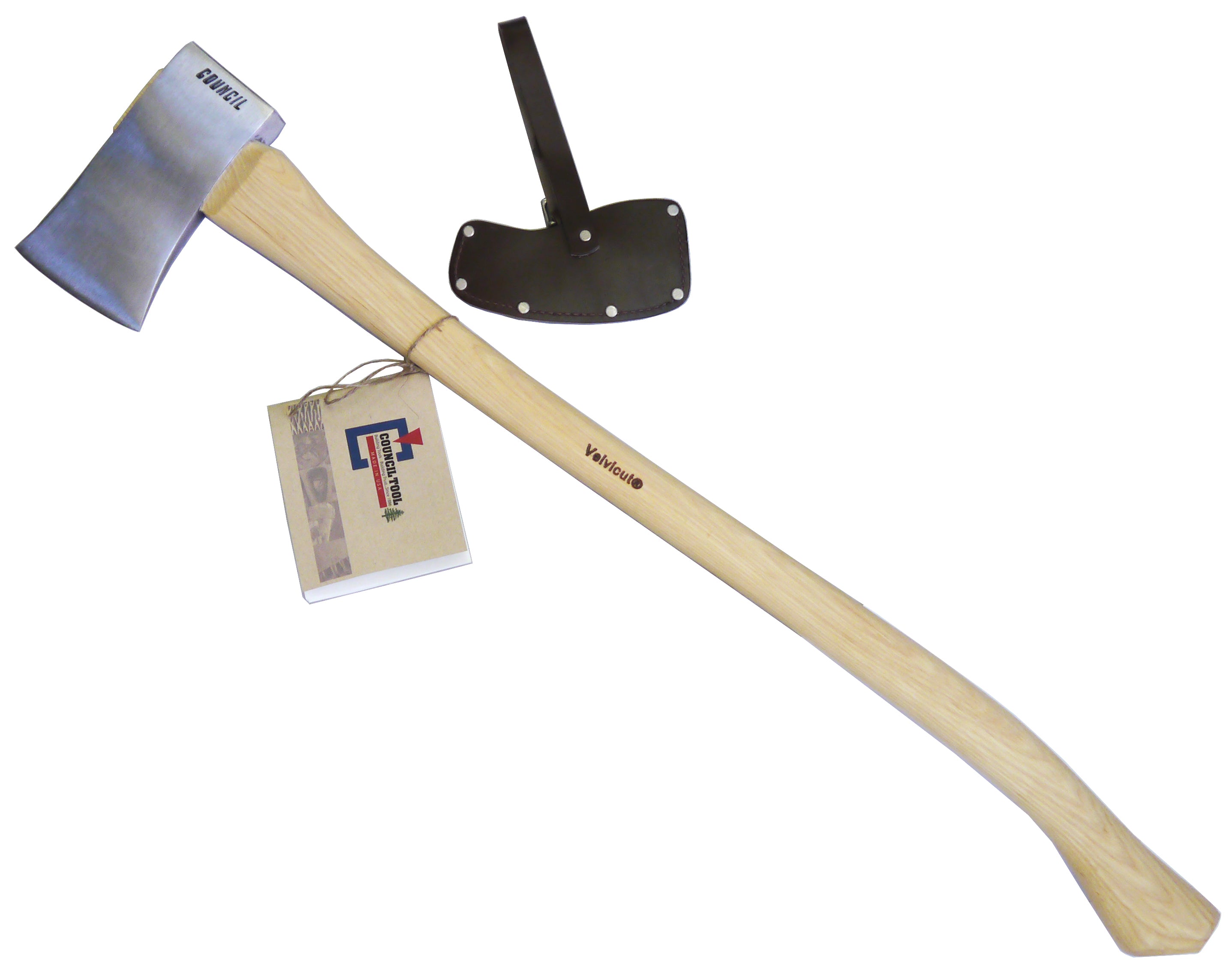 Velvicut 4 LB Premium Felling Axe with Sheath & Axe Collar – Harry