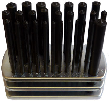 C.S. Osborne Metric Transfer Punch Set K-358MM (K-358MM)