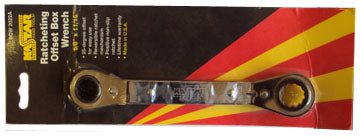 Lang 6-pt Offset Ratcheting Wrench (3/8" x 7/16") (ROW-1214)