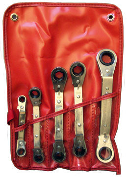 5 pc Offset Ratcheting Wrench Set (ROW-5)