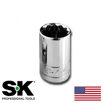 Socket Chrome 3/8 Drive Standard 12 Point 14mm (SK2314)