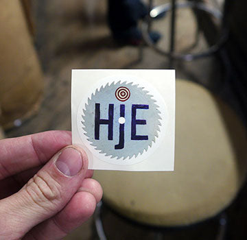 HJE 2" Hard Hat Sticker (STICKER)