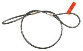 Lift-All 1/2" x 10' Permaloc Wire Rope Sling Eye & Eye 6x19 (12IEEX10)