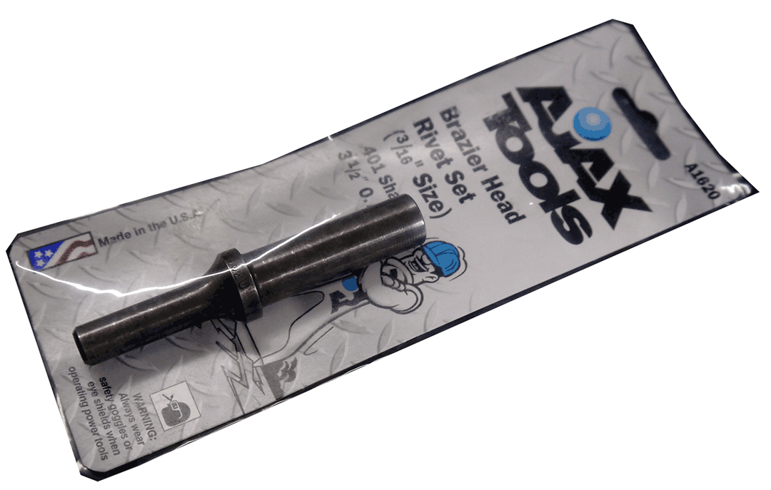 AJAX #1620 Brazier Head Rivet Set 3/16" (A1620)