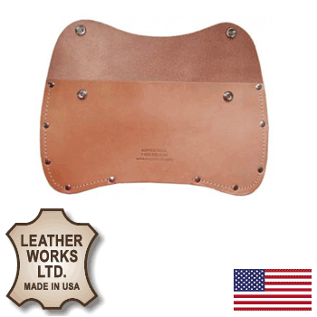 Genuine Leather Double Bit Axe Sheath - Handmade In Missouri USA