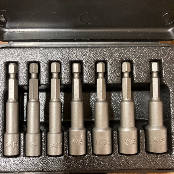 Alfa Tools 7pc Nut Setter Set w/ Magnetic Power Shank (HSN666W3)
