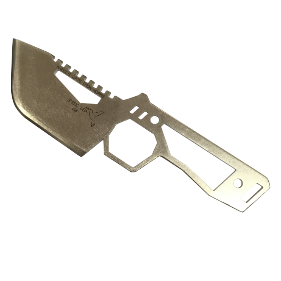 Angels Gate Skeleton EDC Knife w/ Kydex Sheath by Jesse Small (EDC-SKELETON)