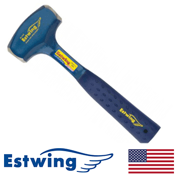 Estwing B3-3LB Solid Steel 3lb Drilling Hammer with Nylon Grip (B3-3LB)