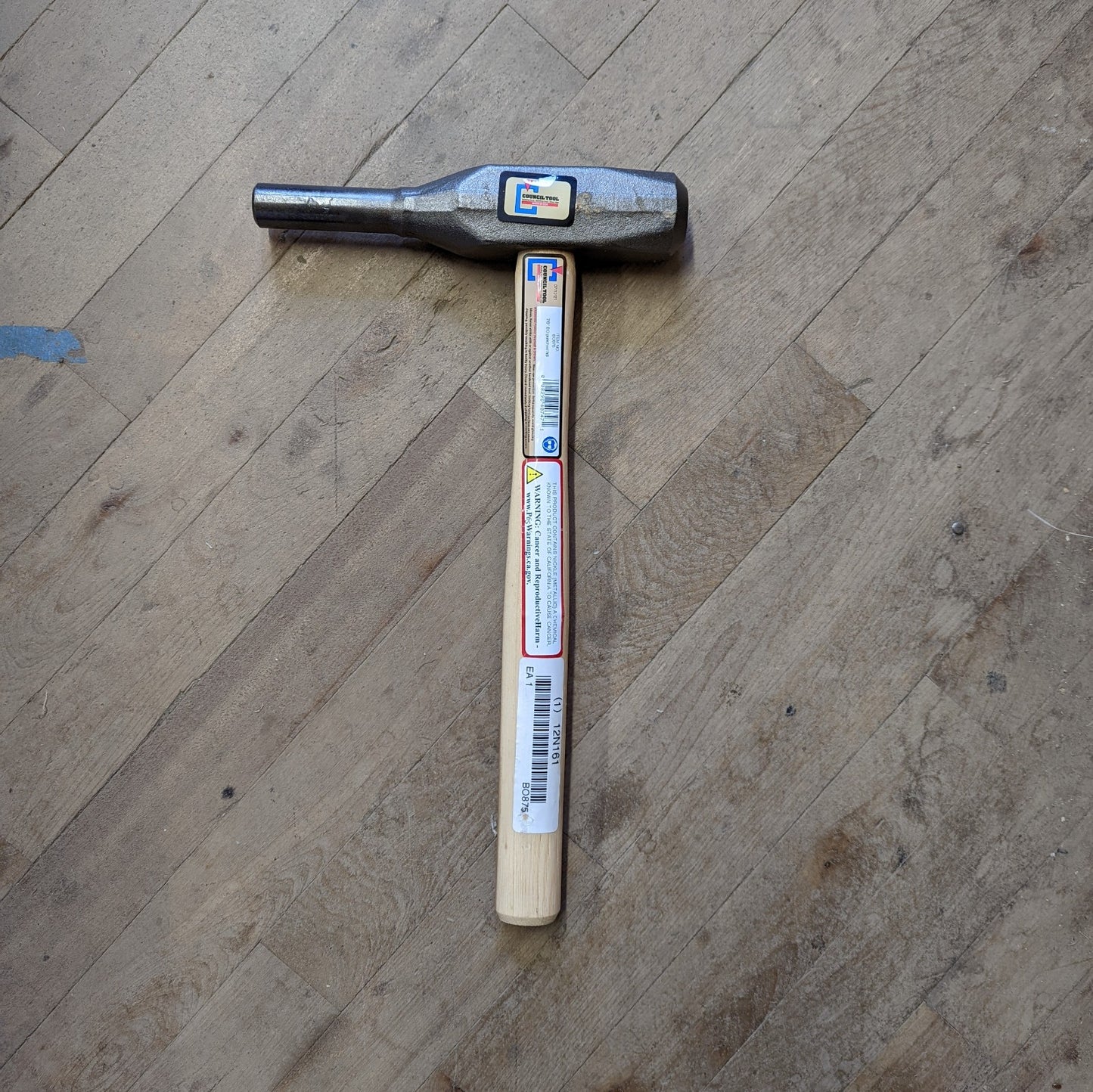Council Tool 7/8" Back-Out Punch w/ 15" Wooden Handle (BO875)