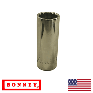 1/2" - Deep 12 Point Bonney socket 1/4" Drive (VL16)