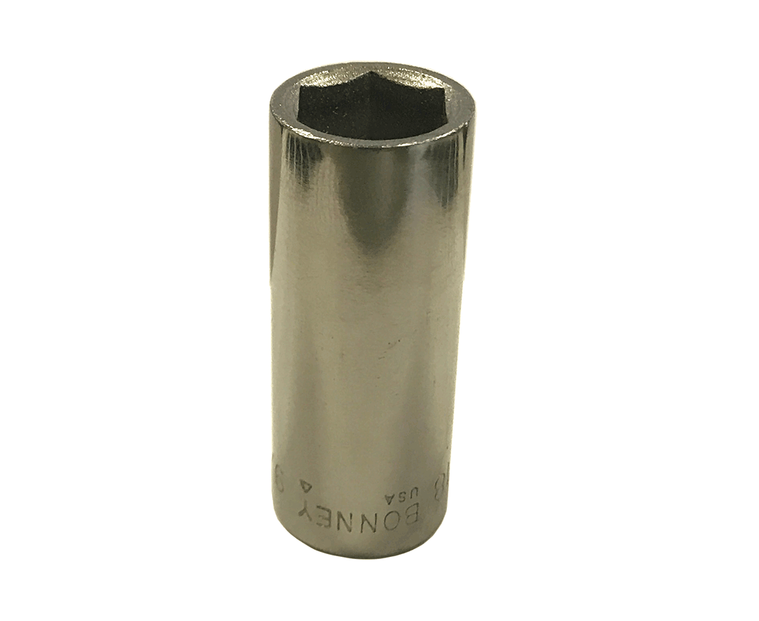 9/16" - 6 Point Deep Bonney Socket 3/8 Drive (TLH18)