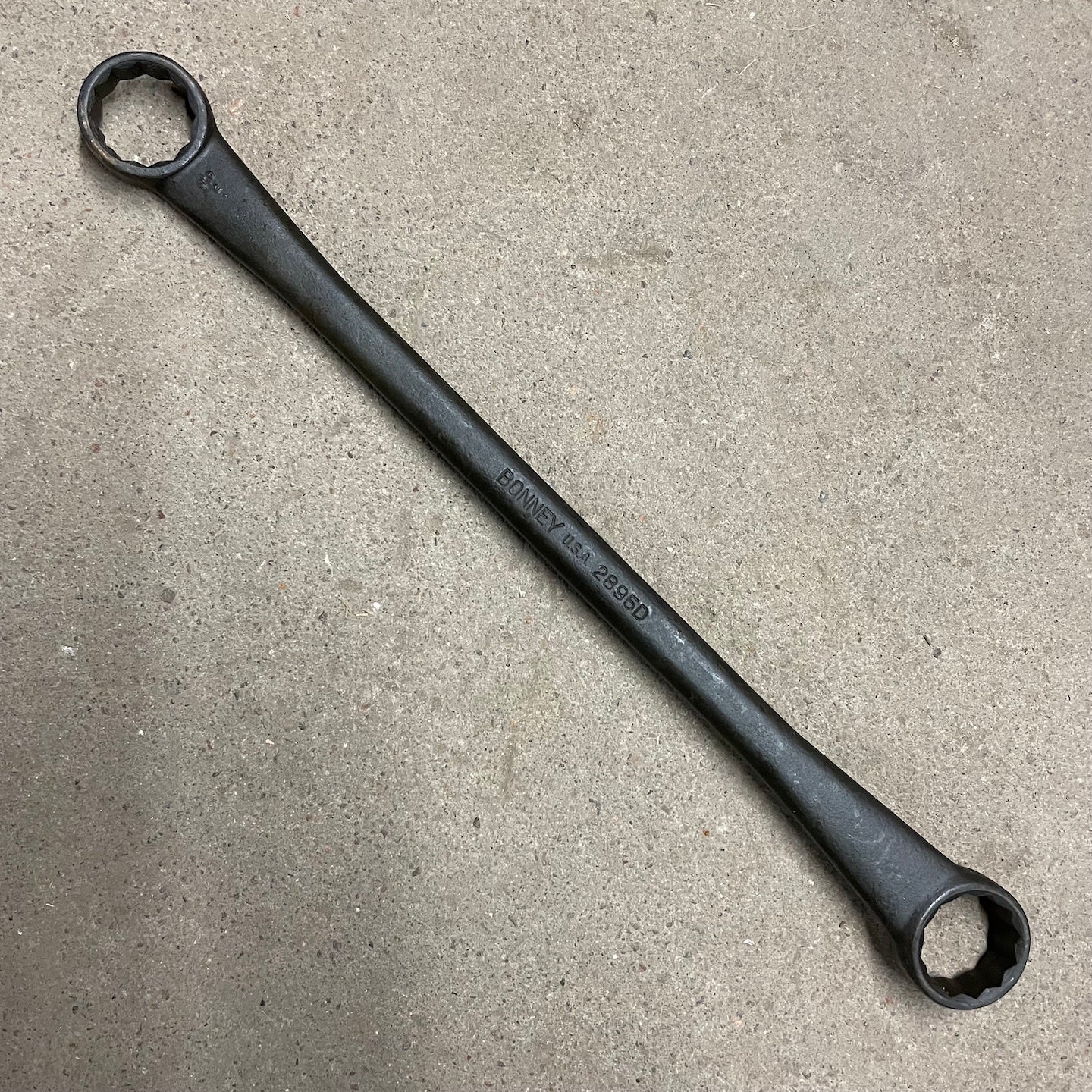 Bonney "Bonaloy" WWII Era Box End Wrench 1 1/16" x 1 /18" Harry J. Epstein Co.
