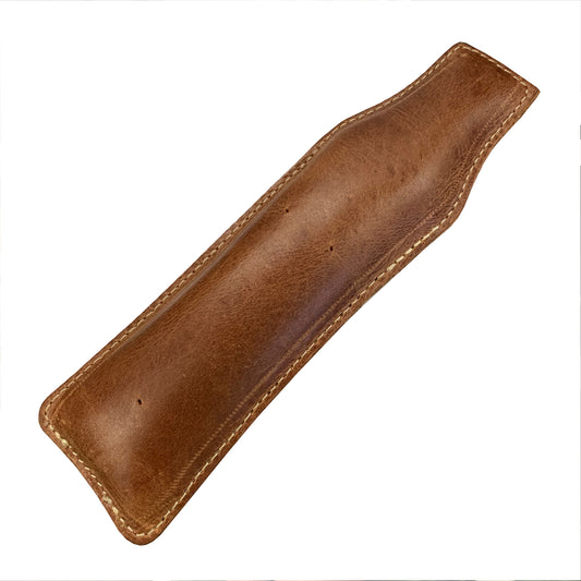 7 3/4" x 2" Bottle Tactical Steel Shot Filled Leather (Map) Paperweight (160-LW)