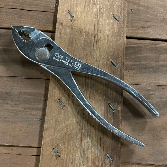 Cee Tee Co. (Jamestown, NY) NOS WWII-Era Slip-Joint Pliers