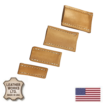 4 Piece USA Leather Chisel Protector Set (1/4" 1/2" 3/4" 1") (NO49)