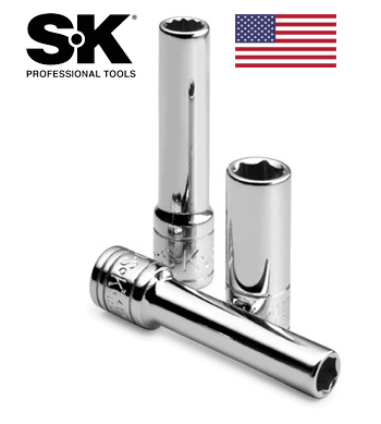 Socket Chrome 1/4 Drive Deep 12 Point 3/8" (SK44912)