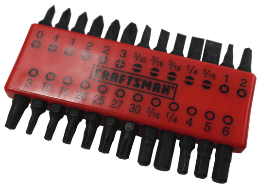 Craftsman 25pc Screwdriver Bit Set (1518E)