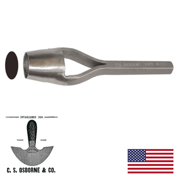 C.S. Osborne Oval Drive Punch No. 158-7 (158-7)