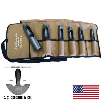C.S. Osborne Large Belt Punch Set K-245L (K-245L)