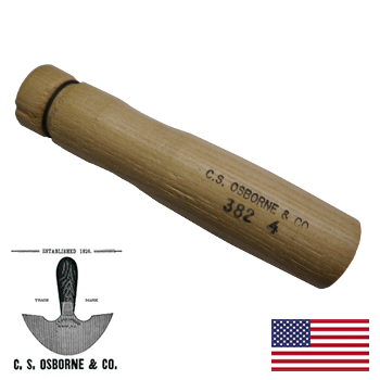 C.S. Osborne Wooden Soldering Copper / Large File Handle 382 (382-CS)