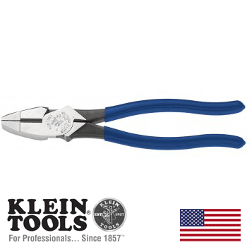 Klein 9" High-Leverage Side-Cutting Pliers (D213-9NE)