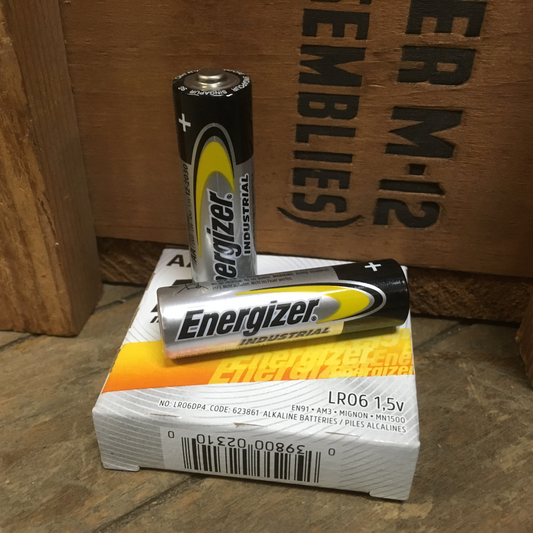 Energizer AA Industrial Batteries QTY 4 (EN91)